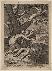 Adam and Eve Lamenting over the Corpse of Abel