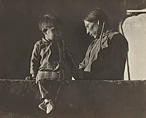 Adam Trujillo and His Son Pat, Taos