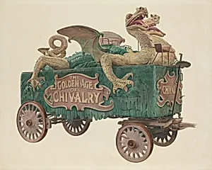 "Age of Chivalry" Circus Wagon