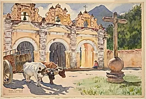 Agua from El Calvario, Antigua, Guatemala