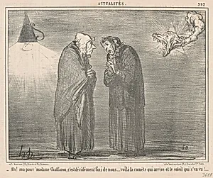 Ah! Pauv' Madame Chaffarou ... by Honoré Daumier