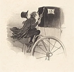 Ah! très bien j'en suis sur! malheureuse... by Honoré Daumier