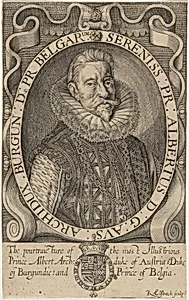 Albert, Archduke of Austria by Renold Elstrack