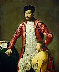 Alessandro Alberti with a Page
