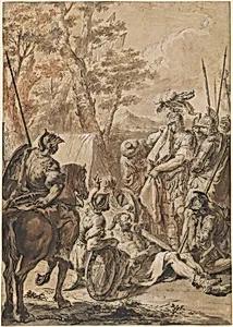 Alexander the Great before the Corpse of Darius