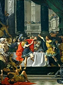 Alexander the Great Threatened by His Father