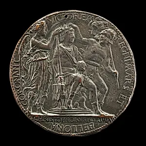 Alfonso Crowned by Mars and Bellona [reverse]
