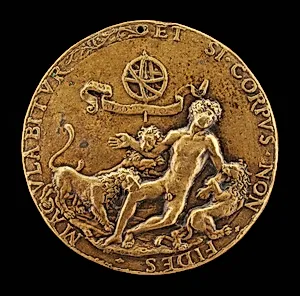 An Allegory of Faith: Lions Devouring a Nude Youth [obverse]