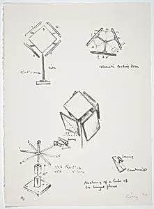 Anatomy of a Cube of Six Hinged Planes