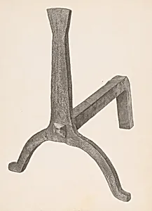 Andiron (one of pair)