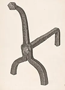 Andiron (one of pair)