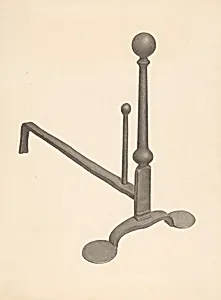 Andiron (one of pair)