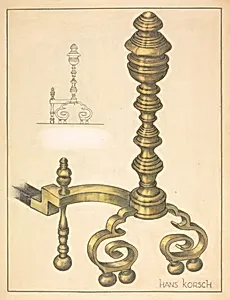 Andirons (right and left)