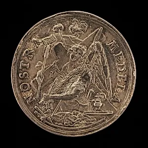 Angel with the Instruments of the Passion [reverse]