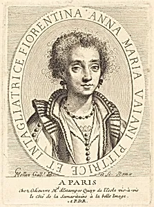 Anna Maria Vaiani by Claude Mellan
