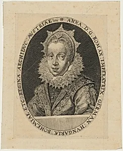 Anna, Wife of Matthias, Roman Emperor by Unknown Artist