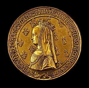 Anne of Brittany, 1477-1514, Wife of Louis XII 1498 [reverse]