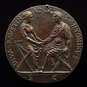Antonius Pius and Faustina Joining Hands [reverse]