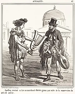 Apollon vendant sa lyre