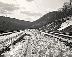 Approaching Horseshoe Curve, Altoona, Pennsylvania