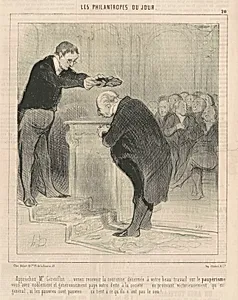 Approchez M. Gérenflot ... venez recevoir ... by Honoré Daumier