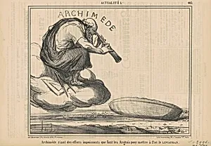 Archimède riant des efforts ... by Honoré Daumier