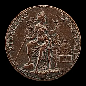 Architecture Holding a Compass and Square [reverse]