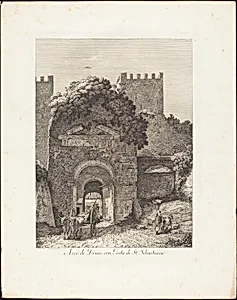 Arco di Druso, ora porta di San Sebastiano