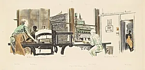 At George C. Miller & Son—Lithographers