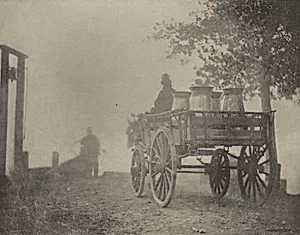 At the Ferry–A Misty Morning