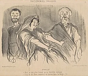Athalie by Honoré Daumier