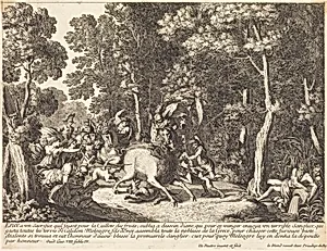 Atlanta and Meleager Hunting the Boar of Calydon
