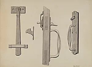 Attic Door Latch