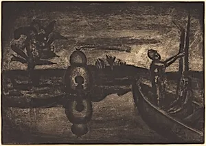 au pays de la soif et de la peur by Georges Rouault
