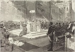 Baptême royal à la Cour d'Espagne