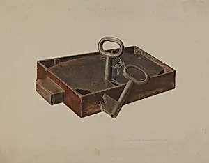 Bar Lock and Keys