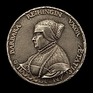 Barbara Reihing, 1491-1566, Wife of Georg Hermann 1512 [obverse]