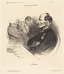 Baron de Lascours by Honoré Daumier