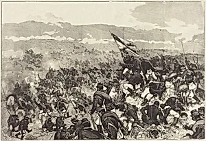 Bataille de Plevna.  Le 30 Juillet, Attaque des Hauteurs...