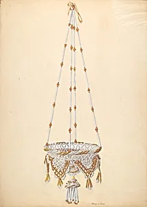 Beadwork Hanging Basket