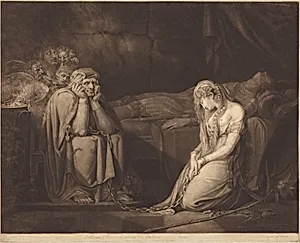 Belisane and Parcival under the Enchantment of Urma by John Raphael Smith after Henry Fuseli