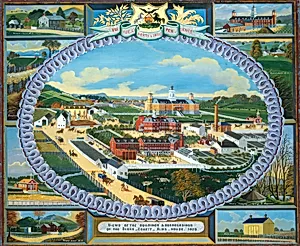 Berks County Almshouse, 1878