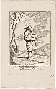 Bertoldo Holding a Hare