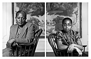 Betty Selvage and Faith Speights