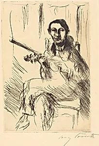 Bildnis Andreas Weissgaerber (Portrait of Andreas Weissgaerber) by Lovis Corinth