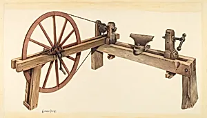 Bishop Hill: Woodturning Lathe