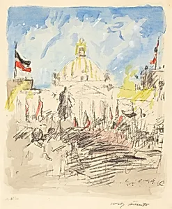 Bismarckfeier (Celebration for Bismarck) by Lovis Corinth