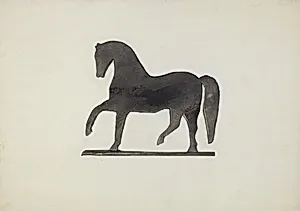 Black Horse Weather Vane