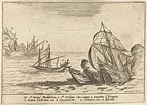 Boarding of the Petaccio by Jacques Callot