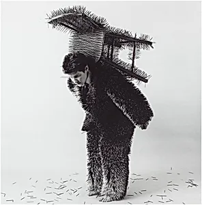 body object series #13, toothpick suit/chair